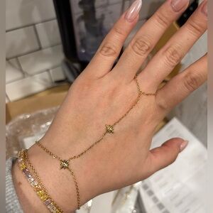 Gold Star Hand Chain